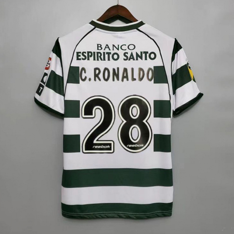 2001–03 葡萄牙体育主场短袖 — Cristiano Ronaldo 28号